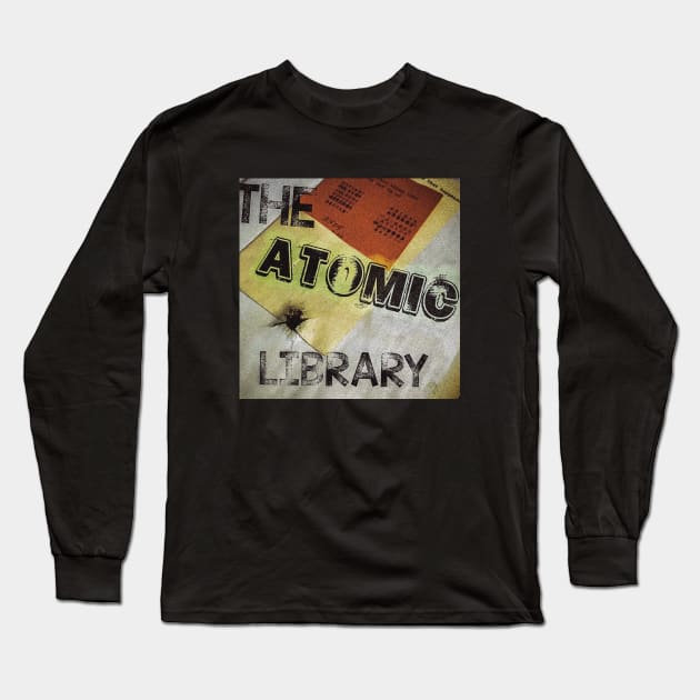 Atomic Library Bullet Book Logo Long Sleeve T-Shirt by TheAtomicLibrary